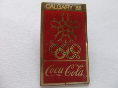Olympische spelen Galgary 1988 sponsor Coca Cola